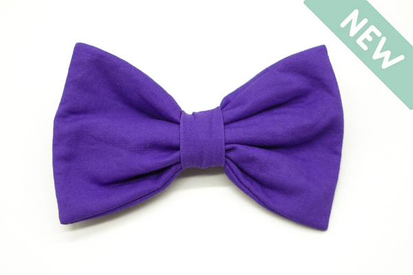 "Purple Uni" Fliege für Hundehalsbänder