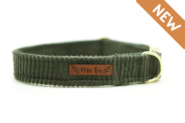 "Moss Cord" collar for dogs