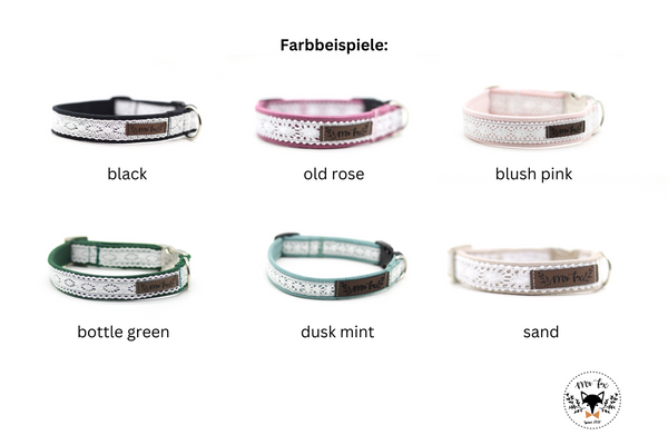 "Wedding Vibes" Hochzeits-Halsband für Hunde (Farbauswahl)