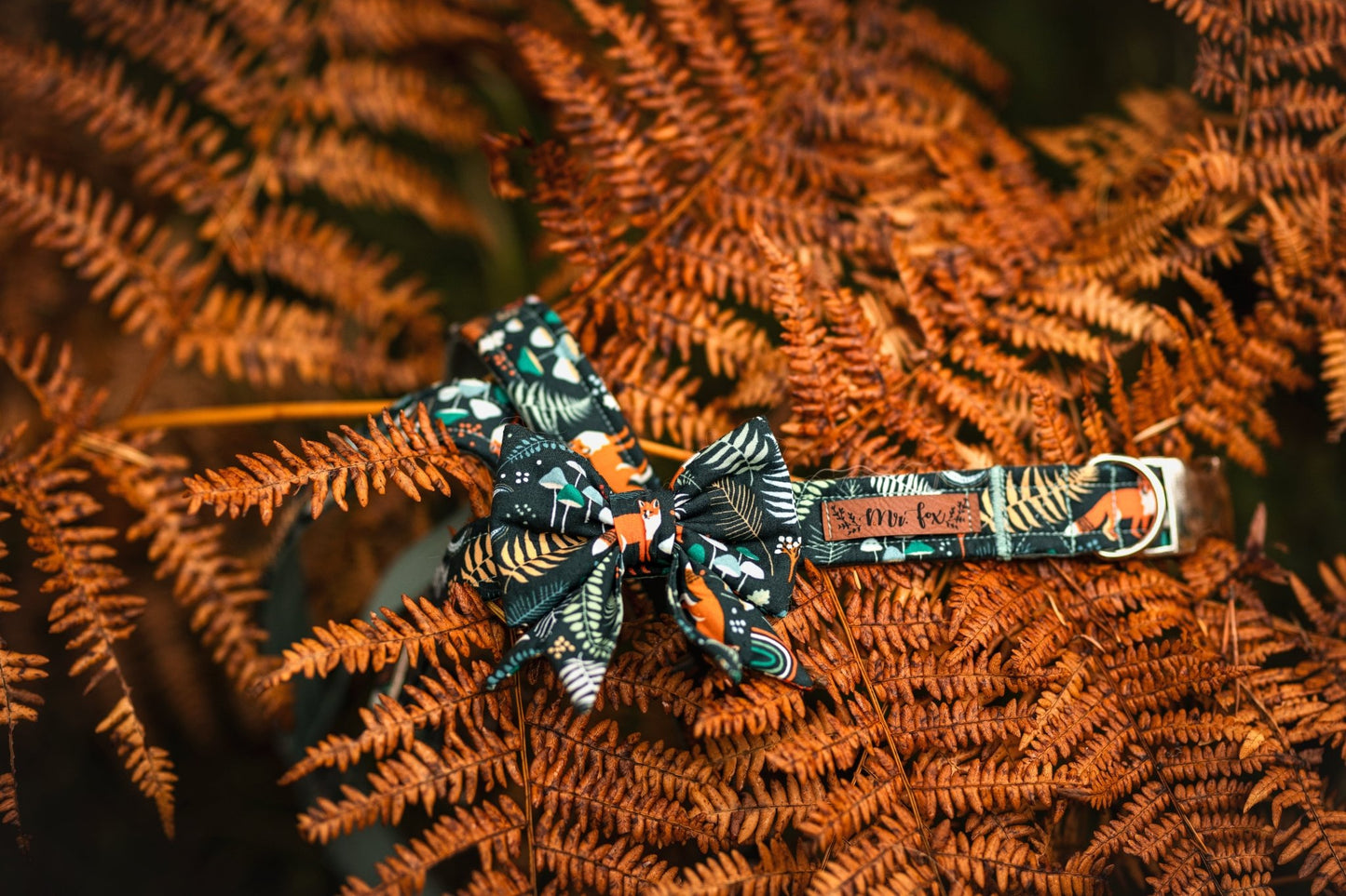 "Fantastic Fox" Halsband für Hunde - Mr. Fox Hundezubehör