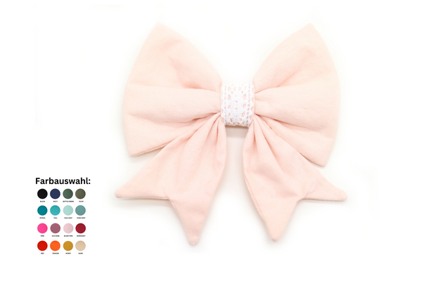 "Wedding Vibes" Hochzeits-Schleife für Hundehalsbänder (Farbauswahl)