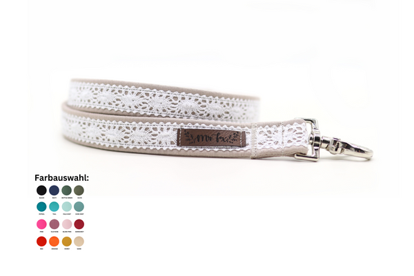 "Wedding Vibes" Hochzeits-Hundeleine (Farbauswahl)