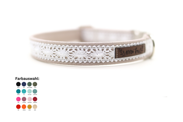 "Wedding Vibes" Hochzeits-Halsband für Hunde (Farbauswahl)