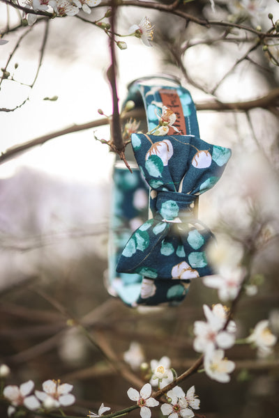 "Enchanting Eucalyptus" bow tie for dog collars