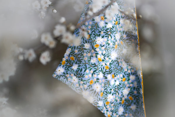 “Blue Bliss” dog bandana