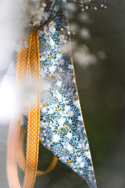 “Blue Bliss” dog bandana