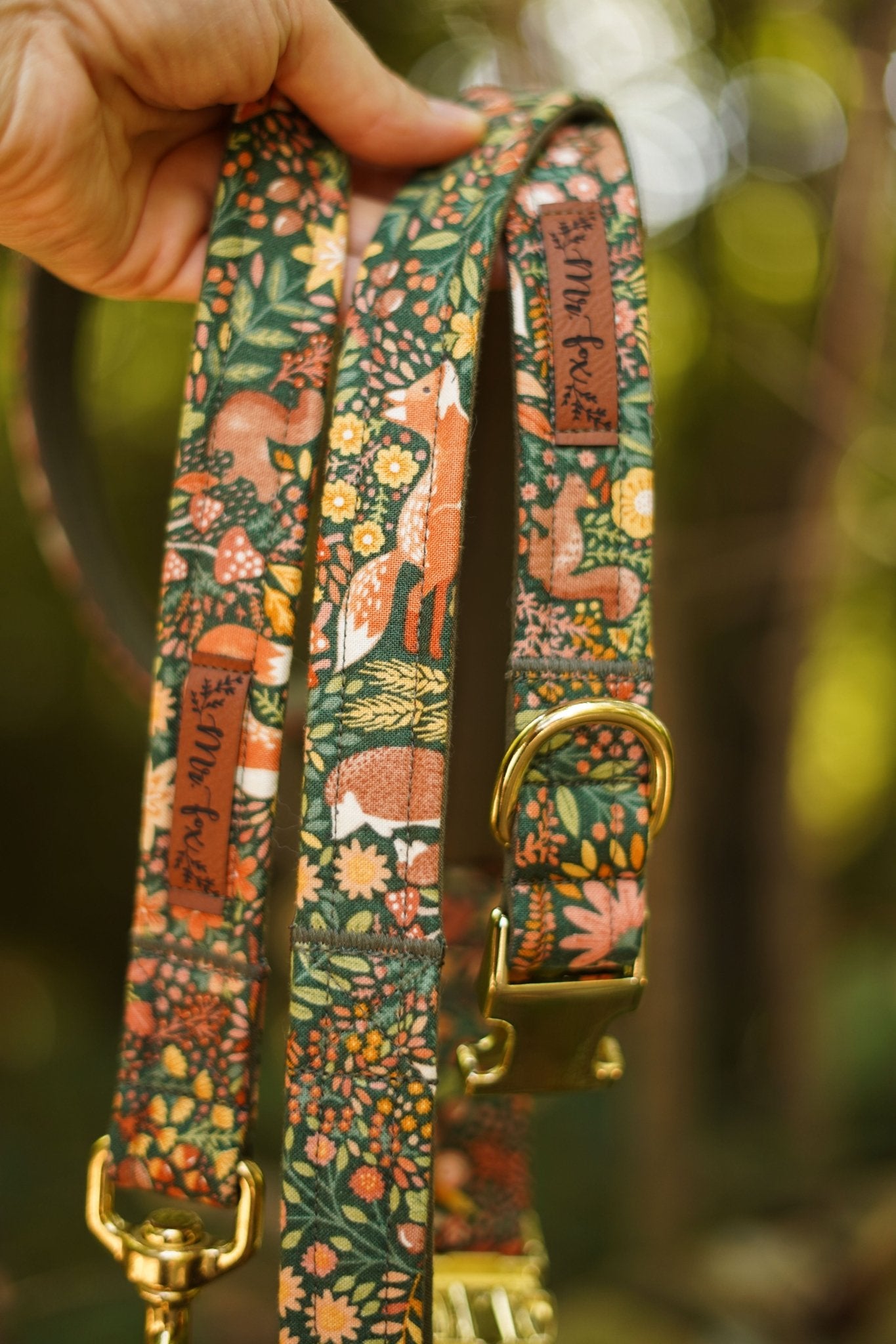 "Forest Friends" Halsband für Hunde - Mr. Fox Hundezubehör