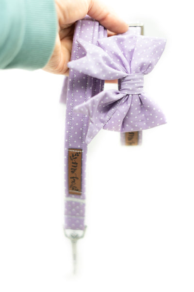 "Lilac Polkadot" Hundeleine