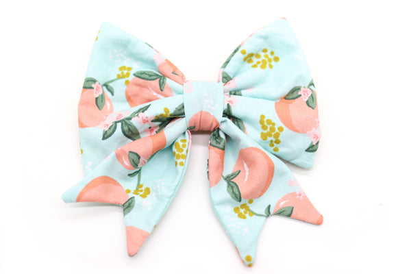 READY TO MAKE "Perky Peaches" Schleife