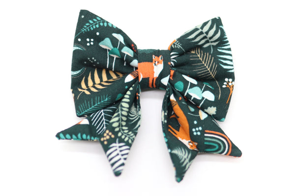 "Fantastic Fox" Schleife für Hundehalsbänder