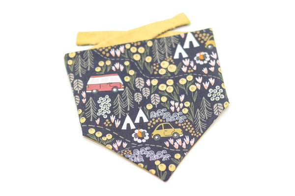 “Comfy Camping” dog bandana