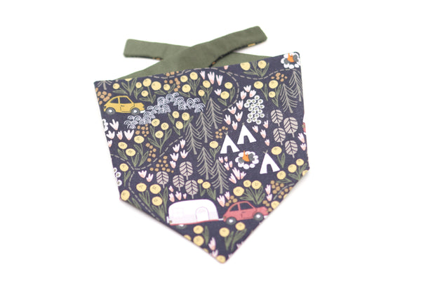 “Comfy Camping” dog bandana