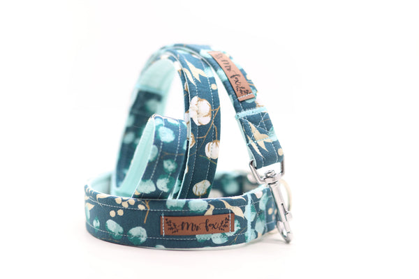 "Enchanting Eucalyptus" dog leash