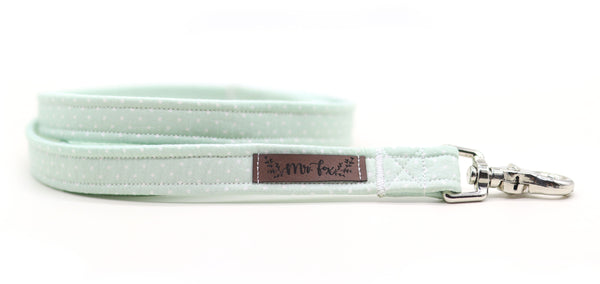 "Mint Polkadot" Hundeleine