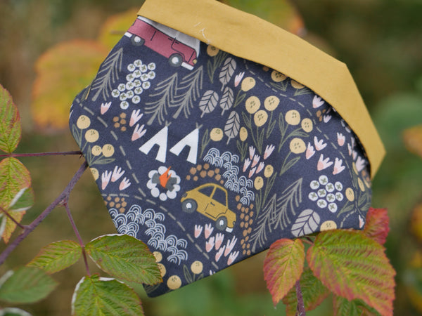 “Comfy Camping” dog bandana
