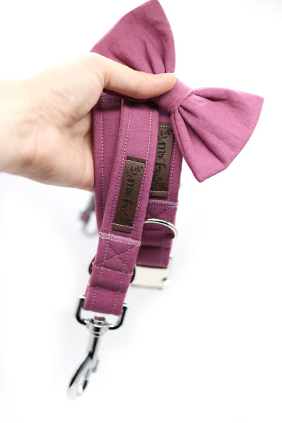 "Old Rose Uni" Halsband für Hunde