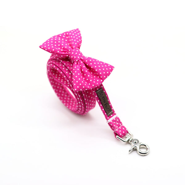 "Pink Polkadot" Halsband für Hunde