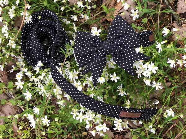 "Black Polkadot" Hundeleine