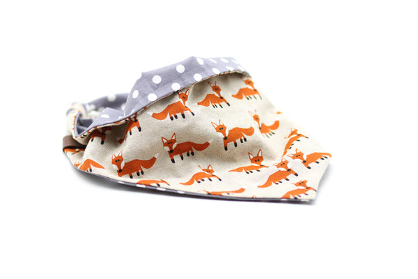 Hundehalstuch mit Füchsen