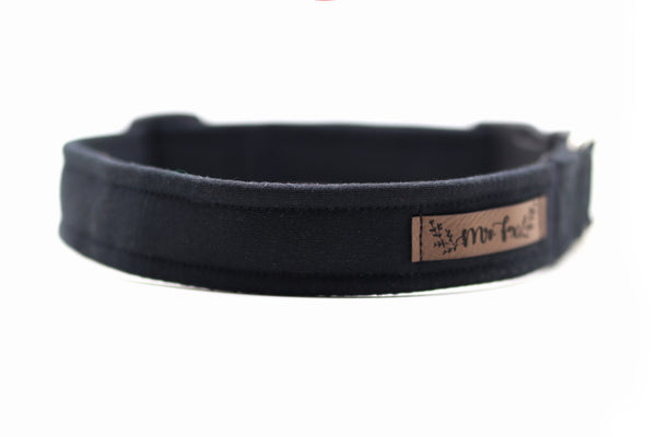 "Black Uni" Halsband für Hunde