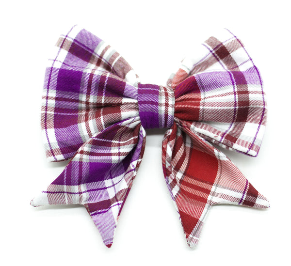 "Mellow Manchester" sailor bow for dog collars