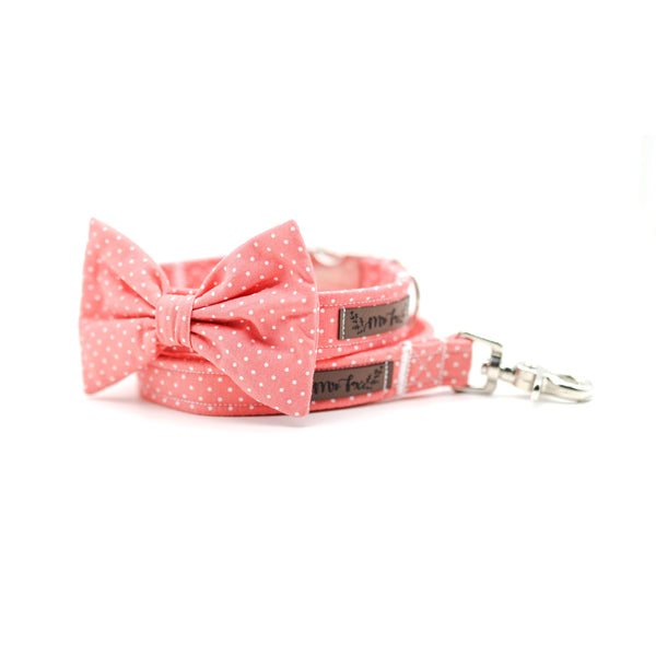 "Coral Polkadot" Hundeleine