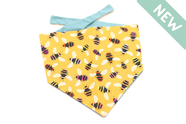 “Bumble Bee” dog bandana