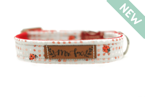 "Lucky Ladybugs" collar for dogs