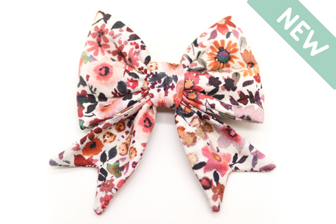 "Blooming Beauty" sailor bow for dog collars