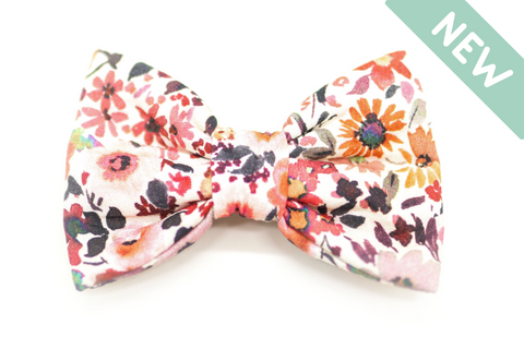 "Blooming Beauty" bow tie for dog collars