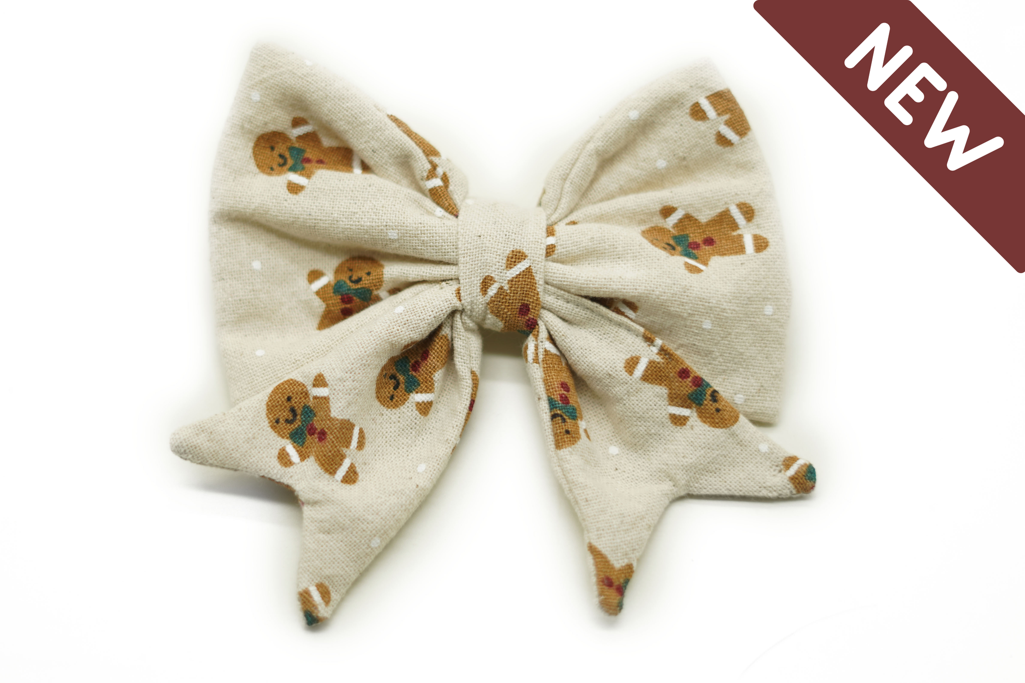 "Goofy Gingerbread" Schleife für Hundehalsbänder