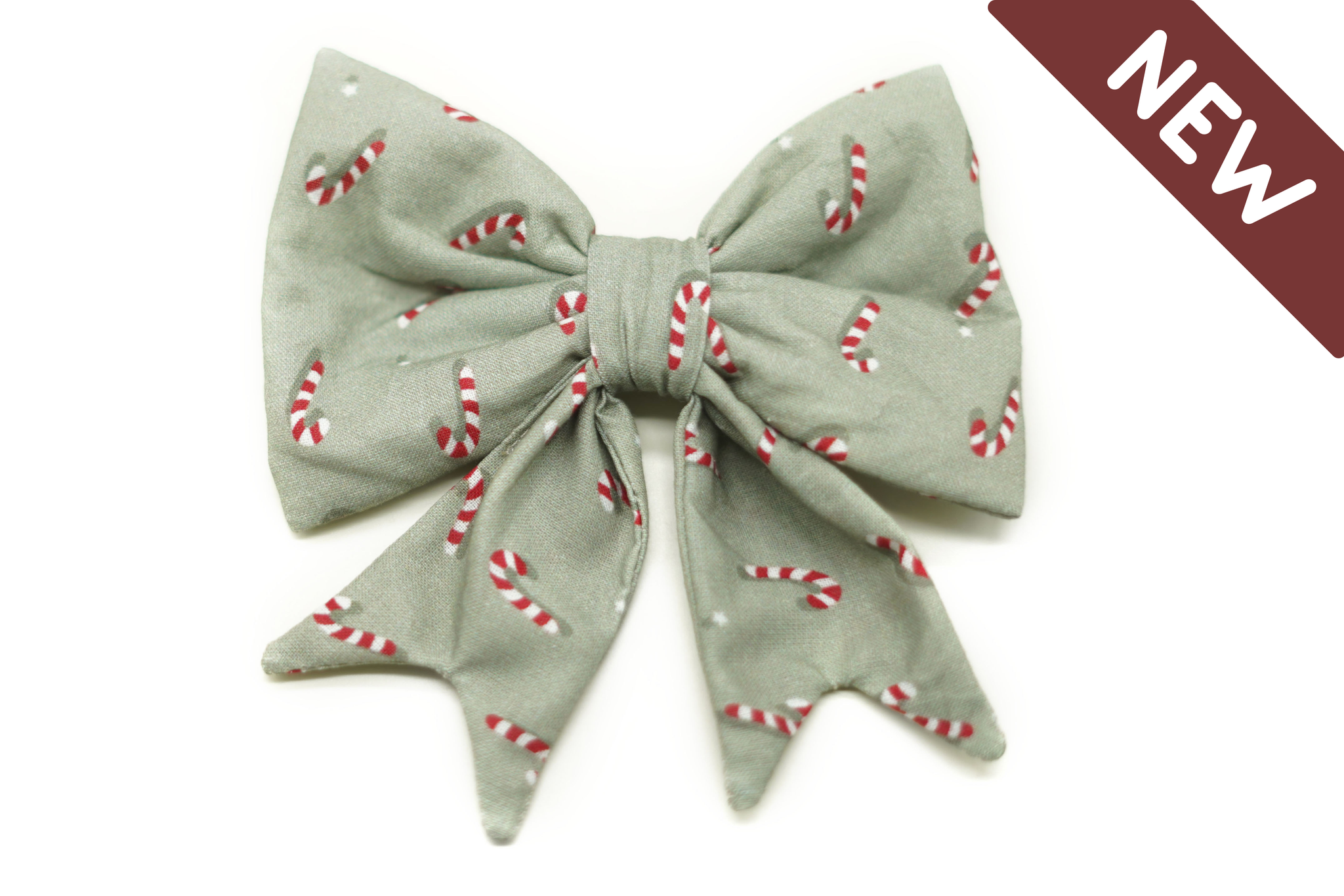 "Candy Cane" Schleife für Hundehalsbänder