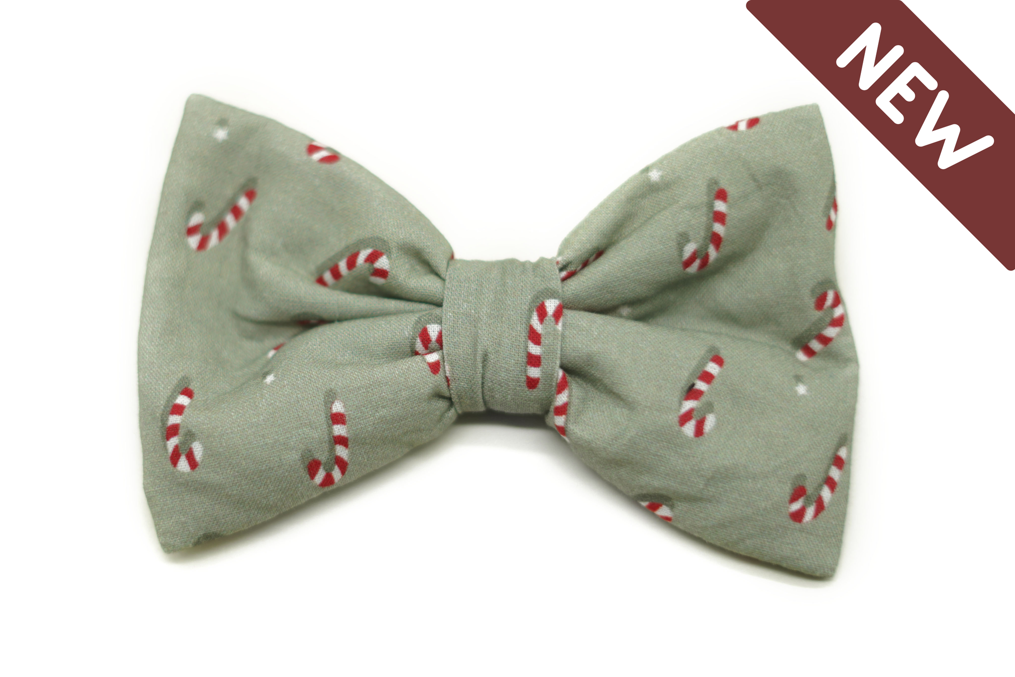 "Candy Cane" Fliege für Hundehalsbänder