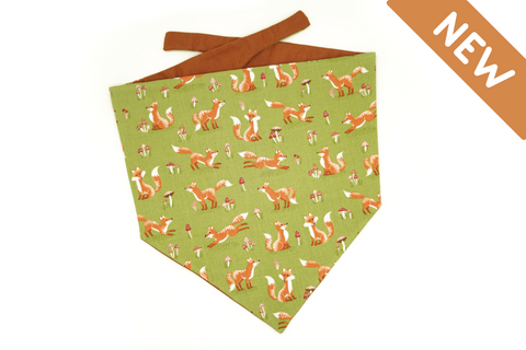 "Fabulous Fox" dog bandana