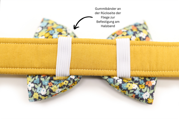 "Blooming Beauty" bow tie for dog collars