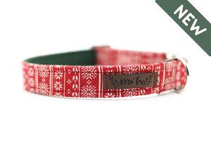 "Classic Christmas" collar for dogs