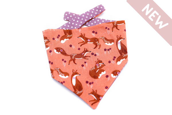 "Floral Fox" Hundehalstuch
