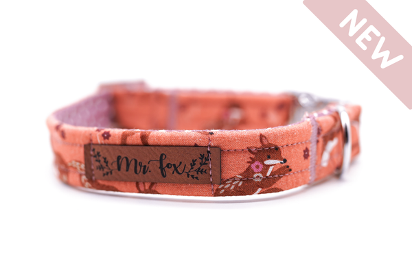 "Floral Fox" Halsband für Hunde