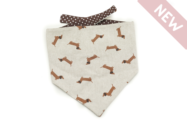 "Dashing Dachshunds" Hundehalstuch