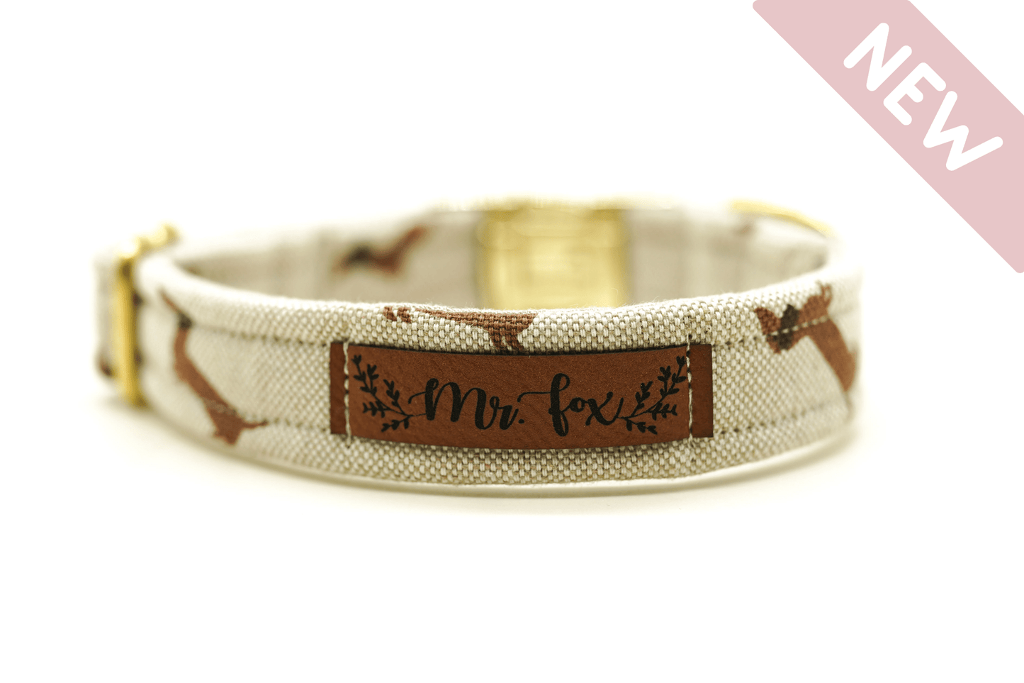 "Dashing Dachshunds" Halsband für Hunde - Mr. Fox Hundezubehör
