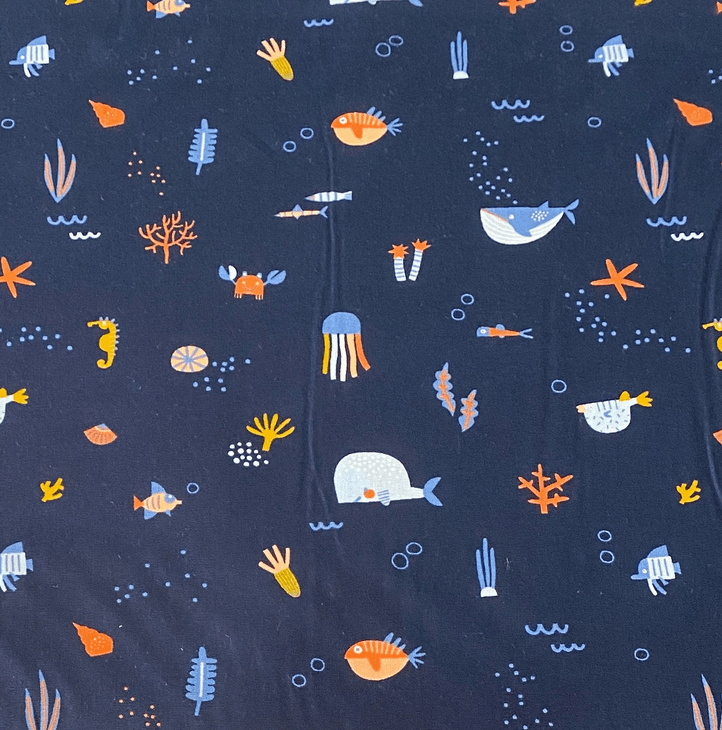 "Under the Sea" Schleife für Hundehalsbänder - Mr. Fox Hundezubehör