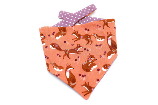 "Floral Fox" Hundehalstuch