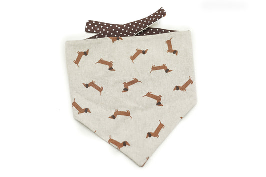 "Dashing Dachshunds" Hundehalstuch