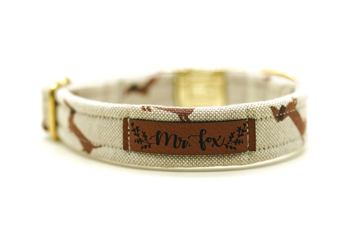 "Dashing Dachshunds" Halsband für Hunde