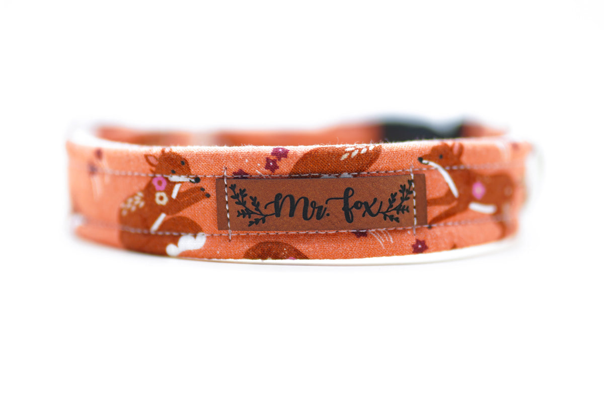"Floral Fox" Halsband für Hunde