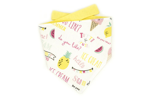 "Like ice in the sunshine" dog bandana