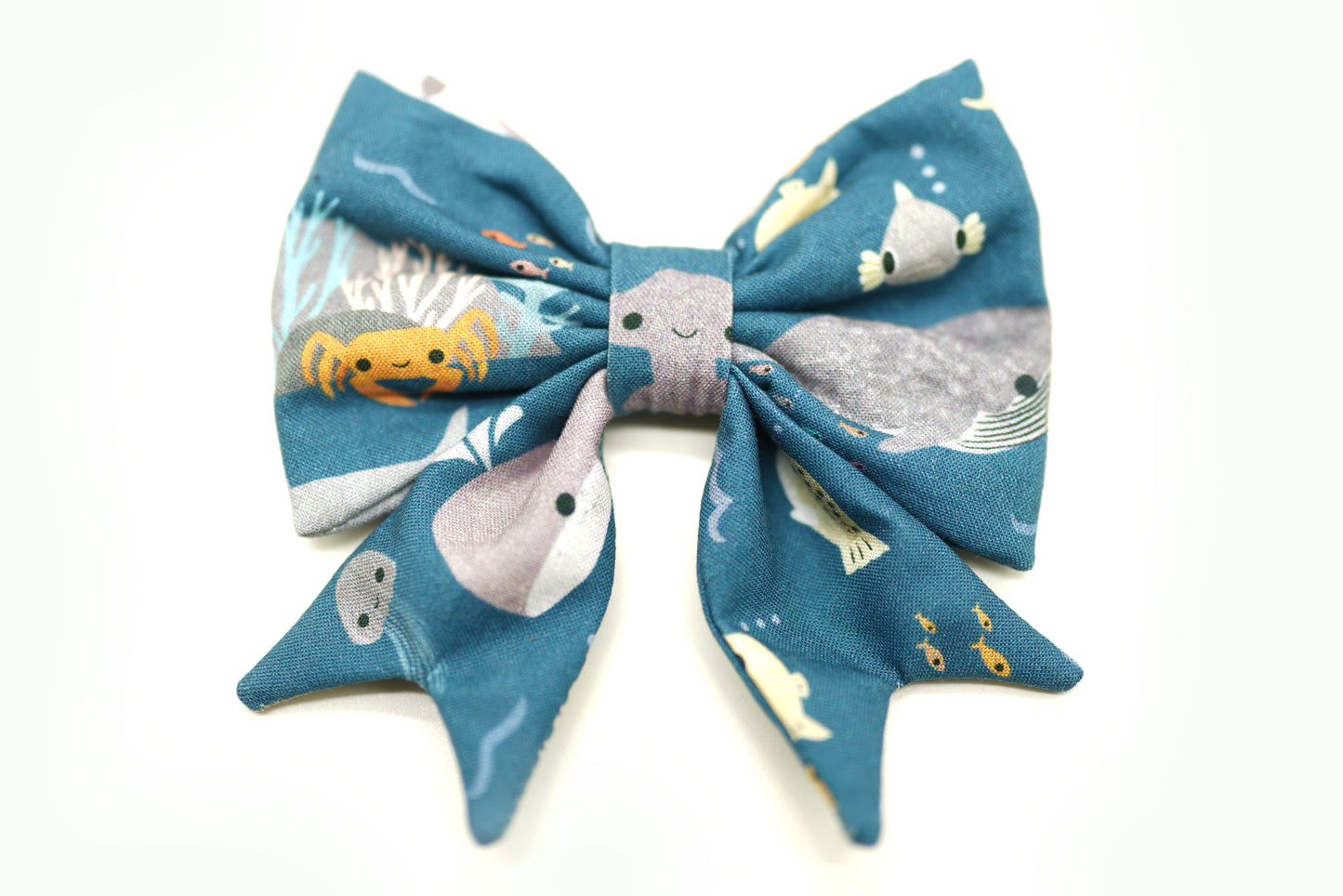 "Summer Collection" sailor bow for dog collars (pattern selection)