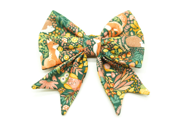 "Forest Friends" Schleife für Hundehalsbänder