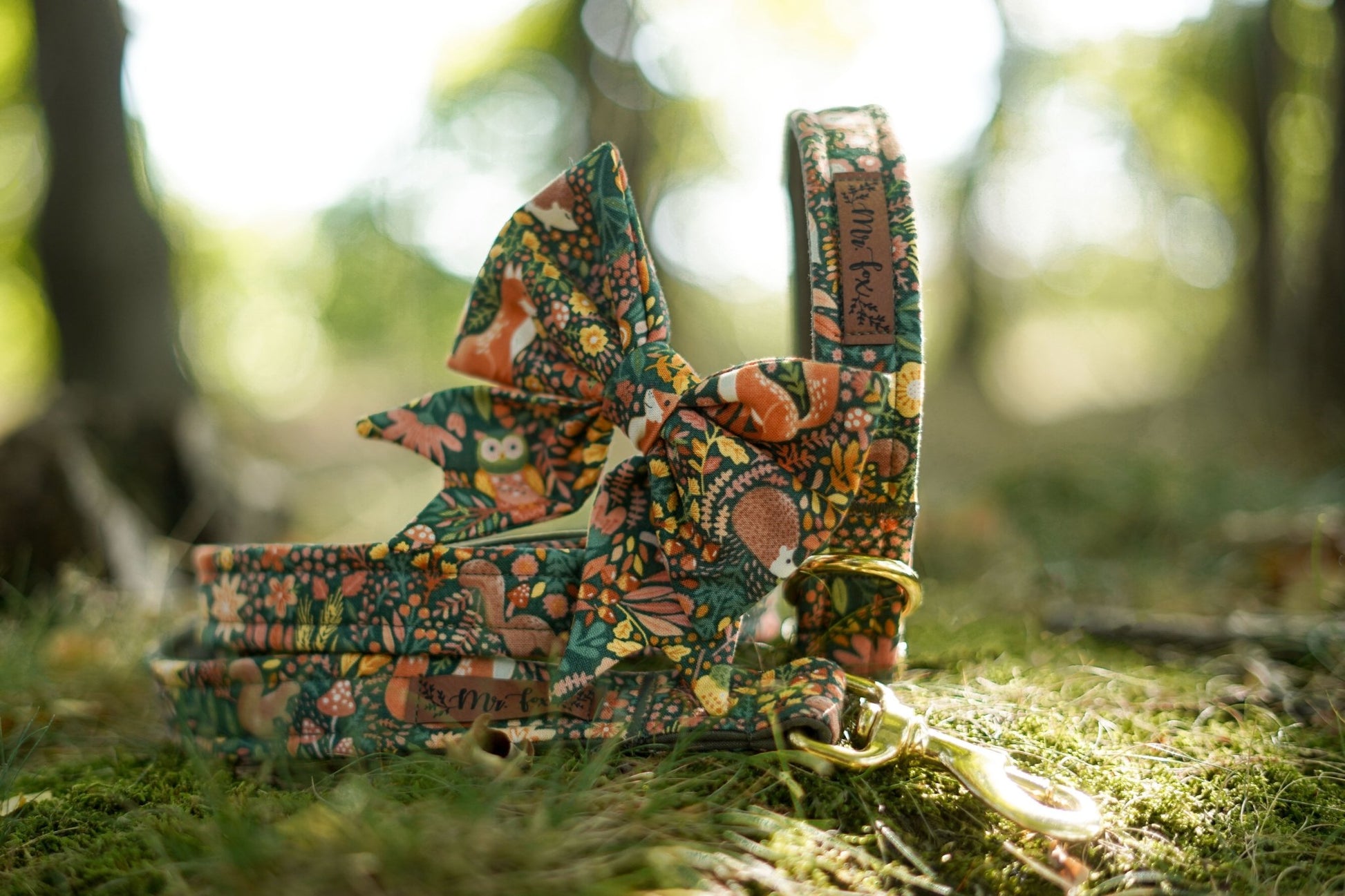 "Forest Friends" Halsband für Hunde - Mr. Fox Hundezubehör