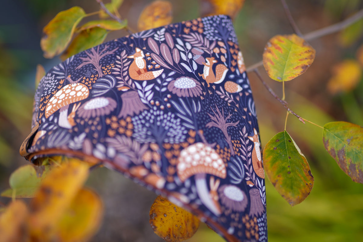 "Fox Fables" dog bandana